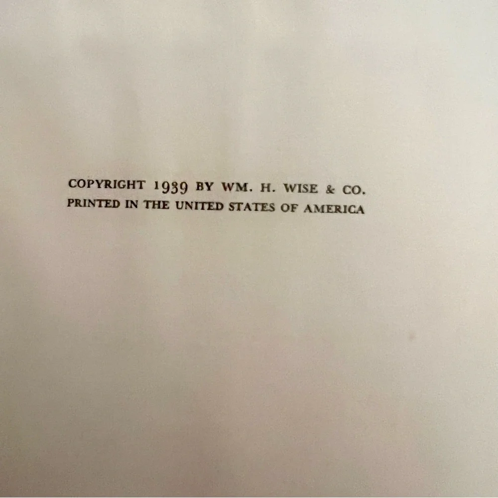 Vtg‎ 1939 Book First Edition, World Famous Paintings, 100 illustration Plates